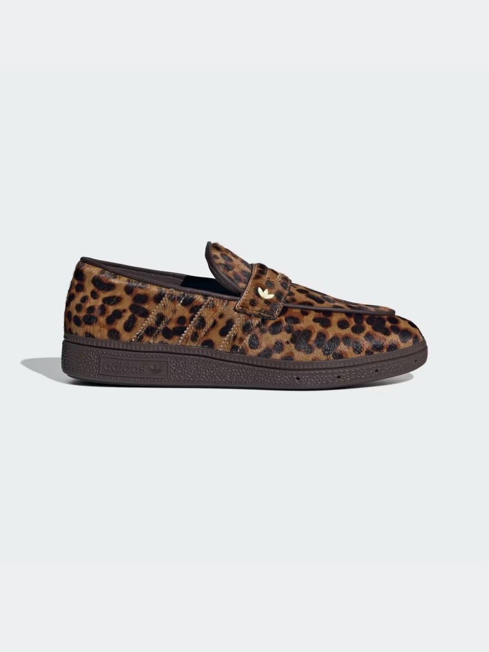 adidas women’s Leopard Handball Spezial Loafer— Brown & Black